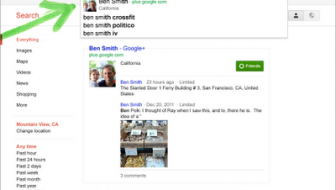 Google+ Profiles in Search Results