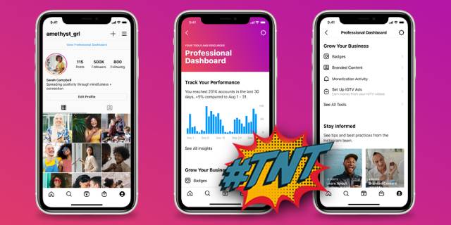 Instagram Professional Dashboard #TNT