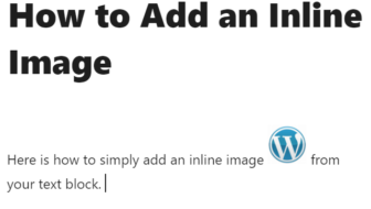 How to Add an Inline Image