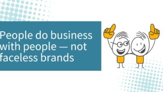 People do business with people