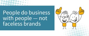 People do business with people